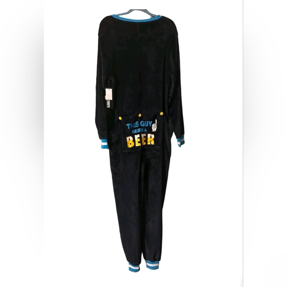 This Guy Needs A Beer Fleece Onesie, Union Suit